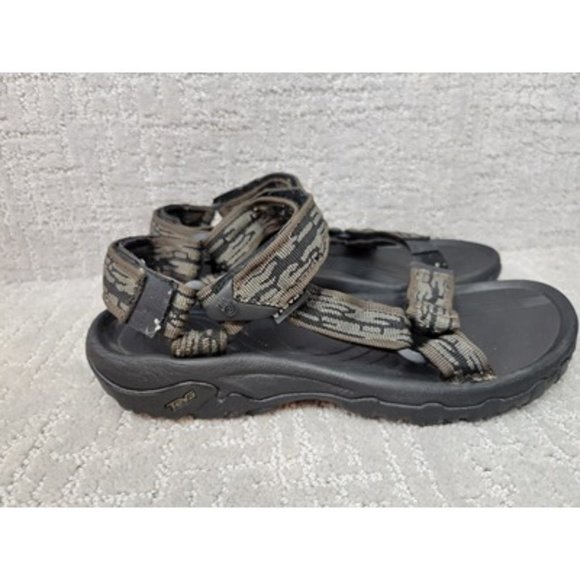 Teva Pretty Rugged Men's Size 8 Brown Green Water Hiking Sports Sandals - Picture 6 of 11